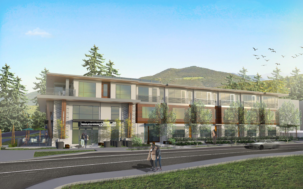 Render of new development proposed for 5020 Capilano Road