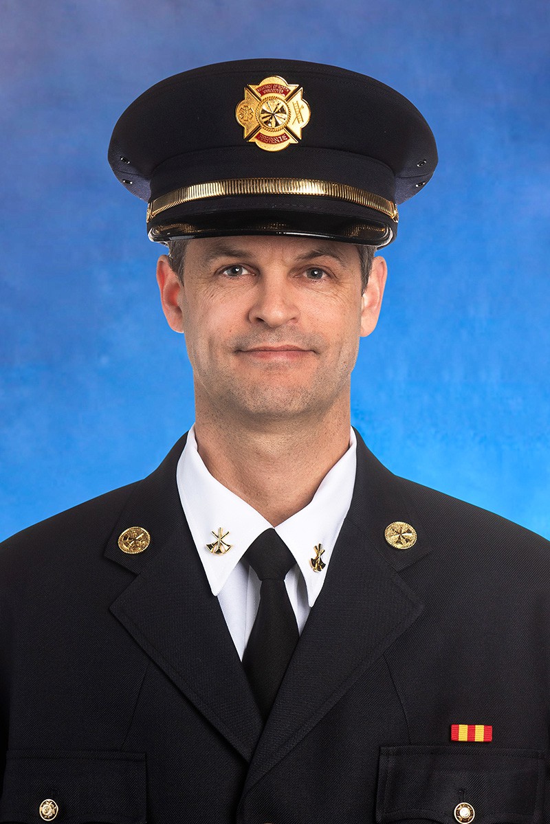 Chris Byrom, assistant fire chief – operations
