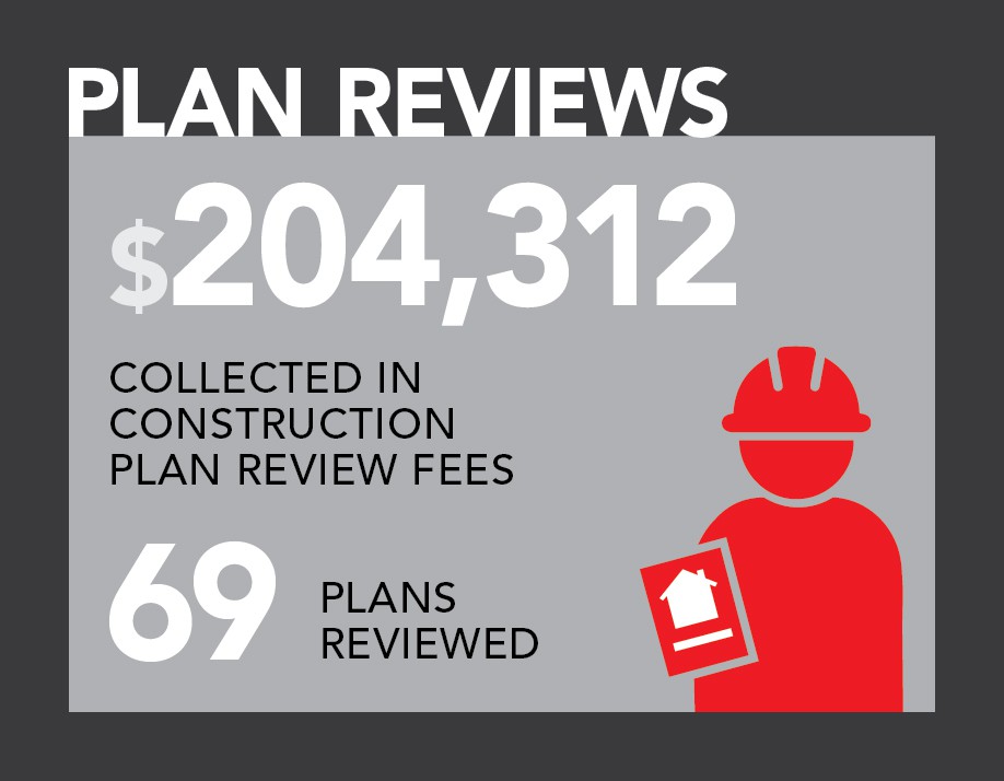 Graphic: 69 plans reviews in 2020 and $204,312.