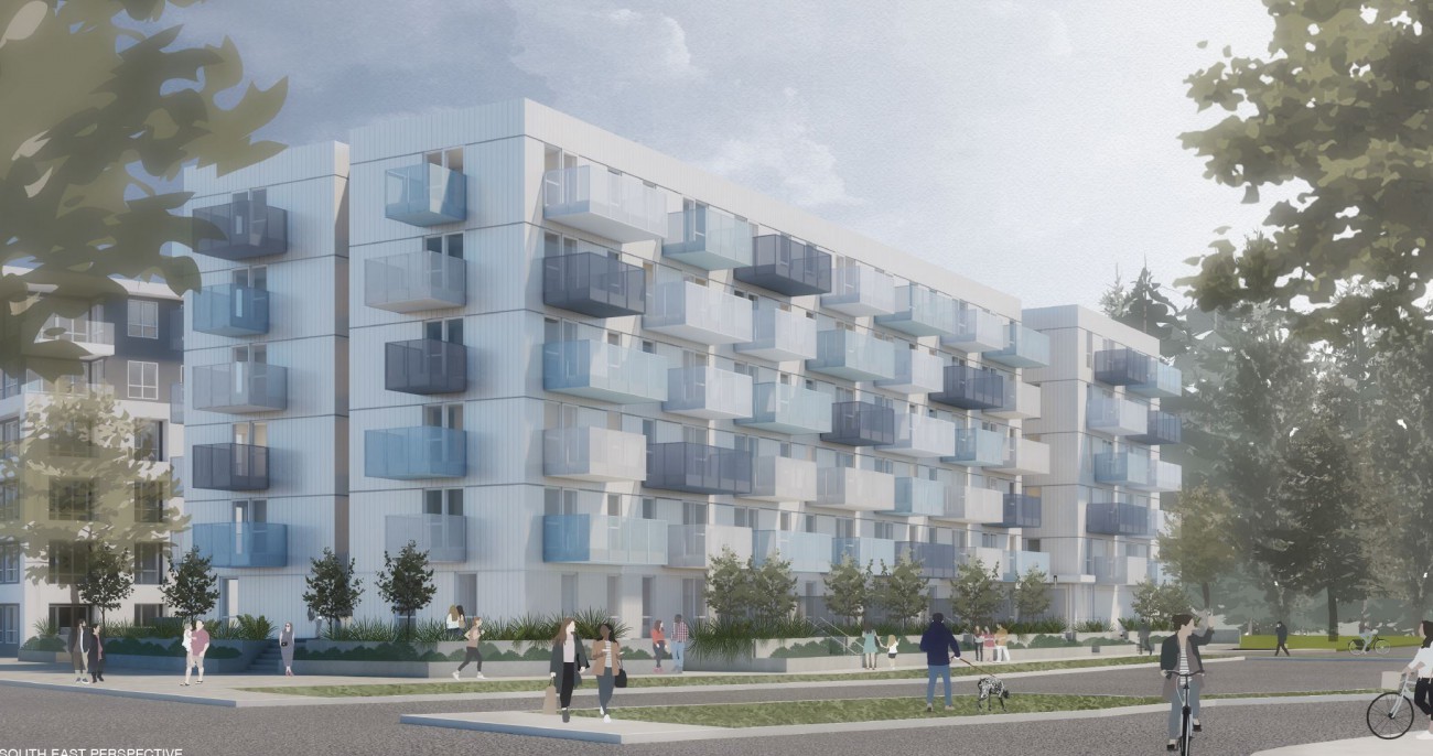 Rendering of proposed development at 267 and 271 Orwell St