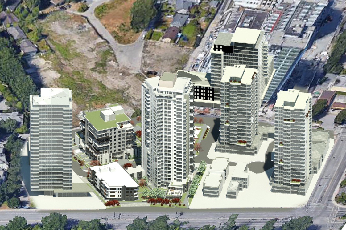 Rendering of proposed development at 2050 Marine Dr