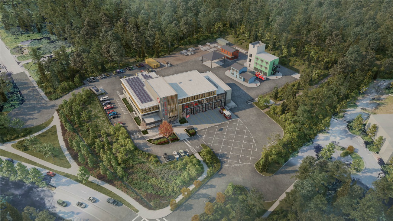 New Maplewood fire and rescue centre rendering
