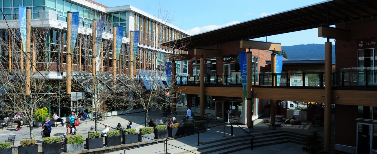Lynn Valley library from the public plaza