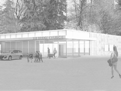 Render of new development proposal for 1384 Deep Cove Road