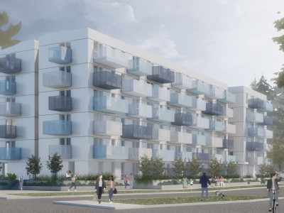 Rendering of proposed development at 267 and 271 Orwell St