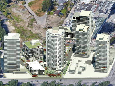 Rendering of proposed development at 2050 Marine Dr
