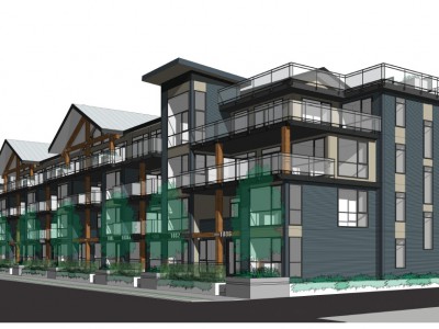 Artist rendering of a new residential development at 1616 Lloyd Ave