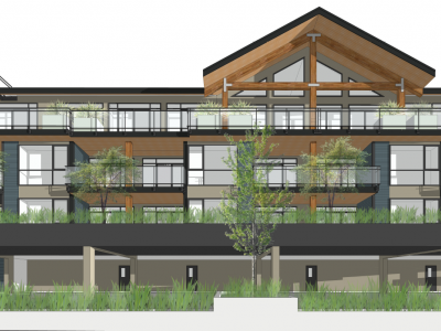 Artist rendering of a new residential development at 1616 Lloyd Ave
