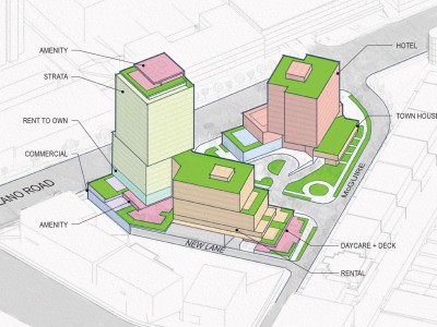 Site plan for proposed development at 1634 Capilano Rd