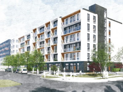 Rendering of proposed development at 2131 Old Dollarton Rd