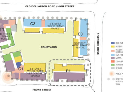 Site plan for proposed development at 2131 Old Dollarton Rd