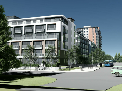 Rendering of proposed redevelopment at 2131 Old Dollarton Rd