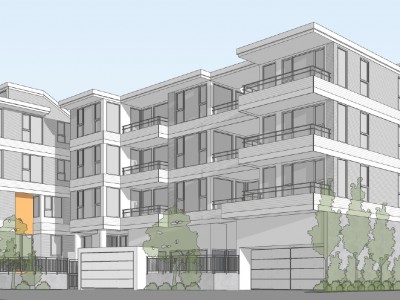 Rendering of proposed development at 2160 Old Dollarton Rd