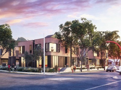Rendering of proposed development at 3155 Canfield 