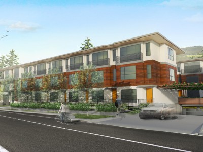 Render of new development proposed for 5020 Capilano Road