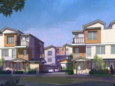 Rendering of a proposed development at 756 and 778 Forsman Ave
