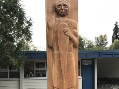 Welcome Figure at L’École Cleveland Elementary