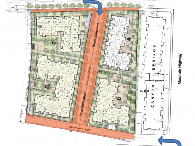 Mountain Court development site plan